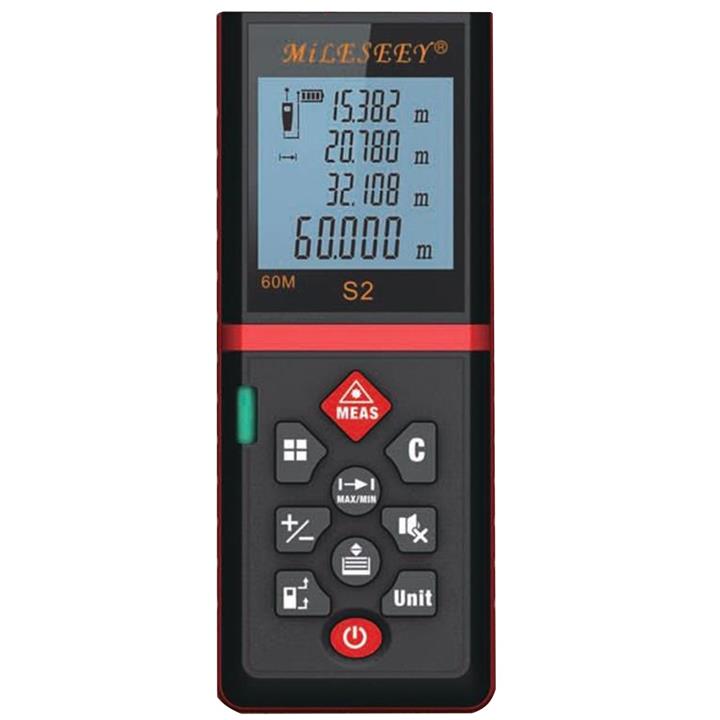 متر لیزری مایلسی مدل S2-60m Mileseey S2-60m Laser Distance Meter